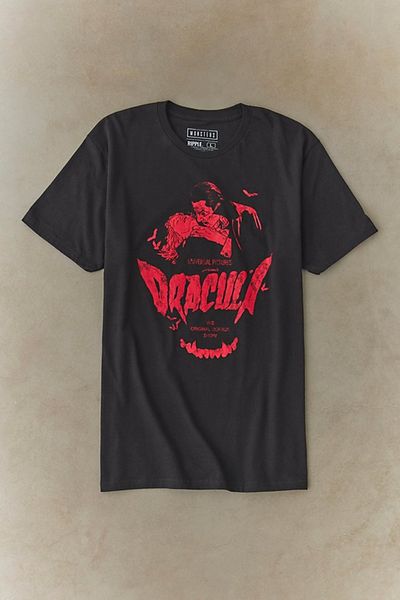 Urban Outfitters Dracula Vintage Poster Graphic Tee in Black, Men's at Urban Outfitters