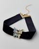 Urban Outfitters Elena Butterfly Choker Necklace in Black, Women's at Urban Outfitters - 1