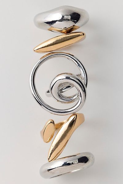 Urban Outfitters Elena Mixed Metal Rings Set in Assorted, Women's at Urban Outfitters