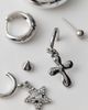 Urban Outfitters Elena Stars & Hoops Multi Earrings Set in Silver, Women's at Urban Outfitters - 2