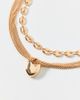 Urban Outfitters Ella Mixed Chains Layering Necklaces Set in Gold, Women's at Urban Outfitters - 1