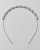 Urban Outfitters Estelle Pearl Crown Headband in Silver, Women's at Urban Outfitters - 1