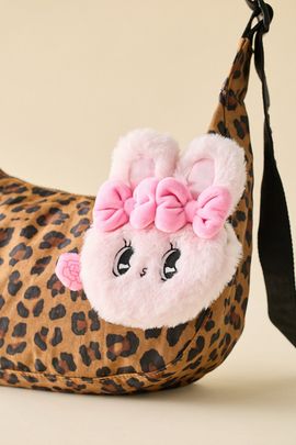 Urban Outfitters Esther Bunny Mini Coin Purse Keychain in Pink at Urban Outfitters
