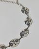 Urban Outfitters Etched Flower Metal Chain Belt in Silver, Women's at Urban Outfitters - 3