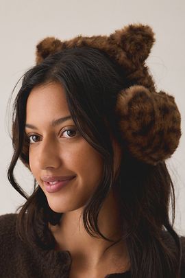 Urban Outfitters Eve Leopard Print Earmuffs in Leopard, Women's at Urban Outfitters