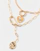 Urban Outfitters Faith Pendant Lariat Layering Necklaces Set in Gold, Women's at Urban Outfitters - 2