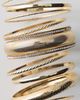 Urban Outfitters Falin Metal Bangle Bracelets Set in Gold, Women's at Urban Outfitters - 1