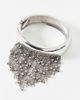 Urban Outfitters Fancy Fringe Bangle Bracelet in Silver, Women's at Urban Outfitters - 1