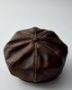 Urban Outfitters Faux Leather Baker Boy Hat in Brown, Women's at Urban Outfitters - 3