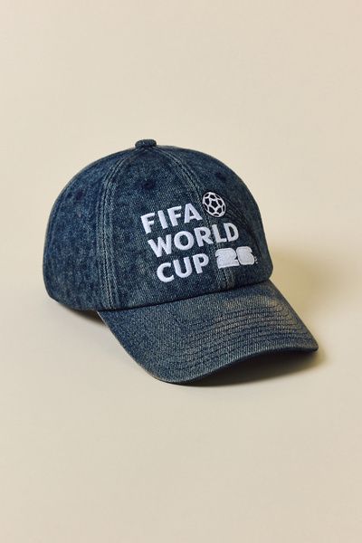 Urban Outfitters FIFA World Cup 2026 Denim Dad Hat in Indigo, Men's at Urban Outfitters