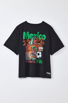 Urban Outfitters FIFA World Cup UO Exclusive Mexico ‘86 Graphic Tee in Black, Men's at Urban Outfitters
