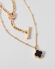 Urban Outfitters Flora Layering Necklaces Set in Gold, Women's at Urban Outfitters - 2