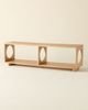 Urban Outfitters Frankie Circle Cutout Low Storage Console in Sand at Urban Outfitters - 2