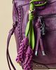 Urban Outfitters Garden Florals Faux Leather Bag Charm in Purple, Women's at Urban Outfitters - 1