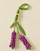 Urban Outfitters Garden Florals Faux Leather Bag Charm in Purple, Women's at Urban Outfitters - 2