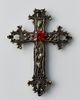 Urban Outfitters Gem Cross Hair Clip in Gold, Women's at Urban Outfitters - 1