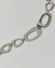 Urban Outfitters Geo Oval Metal Chain Belt in Silver, Women's at Urban Outfitters - 3