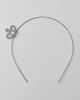 Urban Outfitters Grace Crown Headband in Silver, Women's at Urban Outfitters - 1