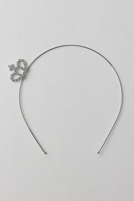 Urban Outfitters Grace Crown Headband in Silver, Women's at Urban Outfitters