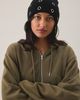Urban Outfitters Grommet Cuff Beanie in Black, Women's at Urban Outfitters - 1