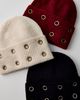 Urban Outfitters Grommet Cuff Beanie in Black, Women's at Urban Outfitters - 5