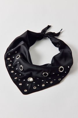 Urban Outfitters Grommet Metal Hardware Headscarf in Black, Women's at Urban Outfitters
