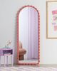Urban Outfitters Helena Arched Full-Length Wall Mirror in Pink at Urban Outfitters - 1