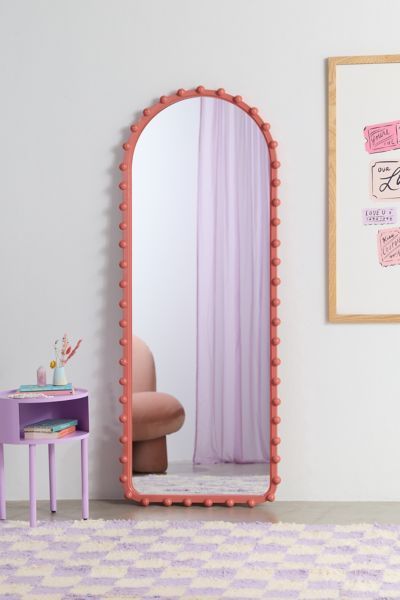 Urban Outfitters Helena Arched Full-Length Wall Mirror in Pink at Urban Outfitters