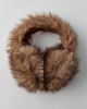 Urban Outfitters High Pile Faux Fur Earmuffs in Ivory, Women's at Urban Outfitters - 2