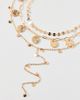 Urban Outfitters In Circles Triple Layering Necklaces Set in Gold, Women's at Urban Outfitters - 2