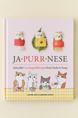 Urban Outfitters Ja-Purr-Nese: Adorable Cat-Shaped Recipes From Sushi To Soup By Laure Kié in Pink at Urban Outfitters