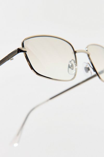 Urban Outfitters Jared Rectangle Sunglasses in Grey, Men's at Urban Outfitters