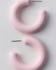 Urban Outfitters Jill Icon Chunky Hoop Earrings in Pink, Women's at Urban Outfitters - 1