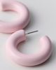 Urban Outfitters Jill Icon Chunky Hoop Earrings in Pink, Women's at Urban Outfitters - 2
