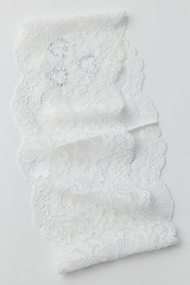 Urban Outfitters Julie Gem Soft Lace Headband in Cream, Women's at Urban Outfitters