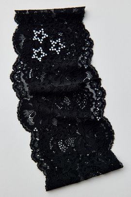 Urban Outfitters Julie Star Gem Soft Lace Headband in Black, Women's at Urban Outfitters