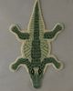 Urban Outfitters Jungle Crocodile Shaped Tufted Wool Rug in Green at Urban Outfitters - 1