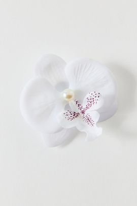 Urban Outfitters Kai Orchid Flower Hair Clip & Brooch in Ivory Combo, Women's at Urban Outfitters