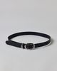 Urban Outfitters Kayla Oval Buckle Leather Belt in Black/Silver, Women's at Urban Outfitters - 2