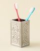 Urban Outfitters Kymani Etched Ceramic Bath Tumbler in Chrome with Etching at Urban Outfitters - 1