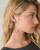 Urban Outfitters L Train Waterproof Large Hoop Earrings in Silver, Women's at Urban Outfitters - 1