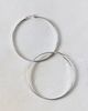 Urban Outfitters L Train Waterproof Large Hoop Earrings in Silver, Women's at Urban Outfitters - 2