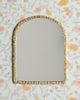 Urban Outfitters Laurel Leaf & Floral Arch Wall Mirror in Gold at Urban Outfitters - 1