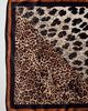 Urban Outfitters Leah Multi Animal Print Pattern Satin Scarf in Brown, Women's at Urban Outfitters - 2
