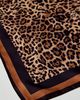 Urban Outfitters Leah Multi Animal Print Pattern Satin Scarf in Brown, Women's at Urban Outfitters - 4
