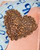 Urban Outfitters Leopard Ruffle Heart Throw Pillow in Leopard Print at Urban Outfitters - 1
