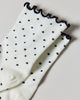 Out From Under Lettuce-Edge Polka Dot Sock in White, Women's at Urban Outfitters - 3