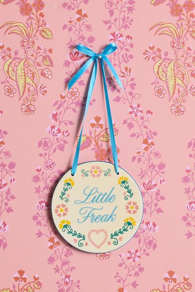 Urban Outfitters Little Freak Ceramic Hanging Wall Tile in Ivory at Urban Outfitters