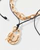 Urban Outfitters Lock And Key Corded Layering Necklaces Set in Gold, Women's at Urban Outfitters - 1