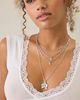 Urban Outfitters Lotus Layering Necklaces Set in Silver, Women's at Urban Outfitters - 1